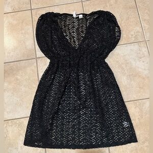 Miken Black Lace Mini Dress